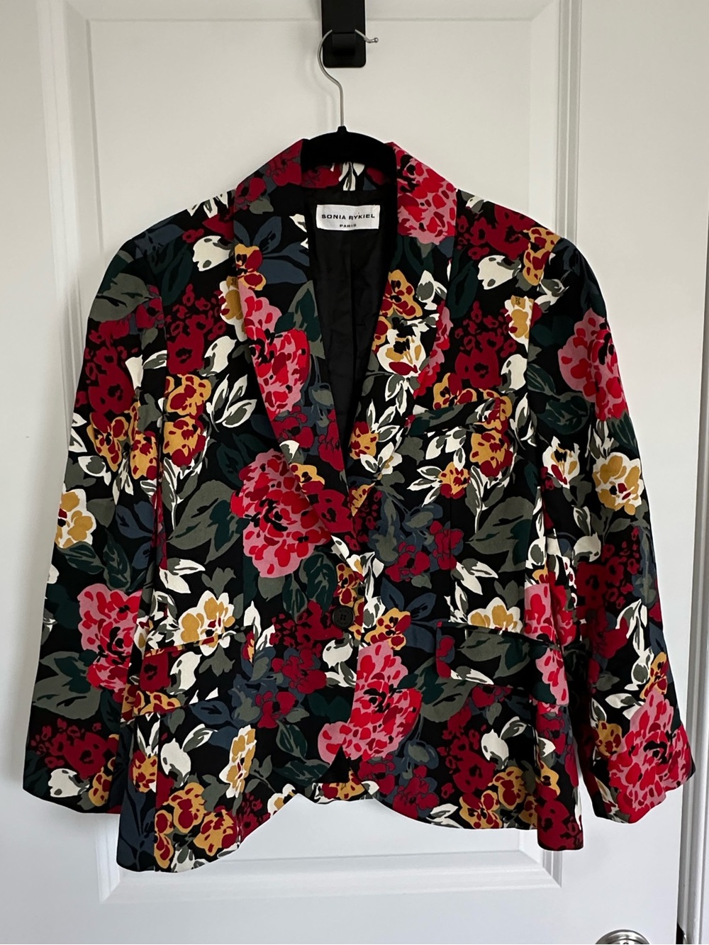 Sonia Rykiel Paris Floral Statement Blazer - Size 44